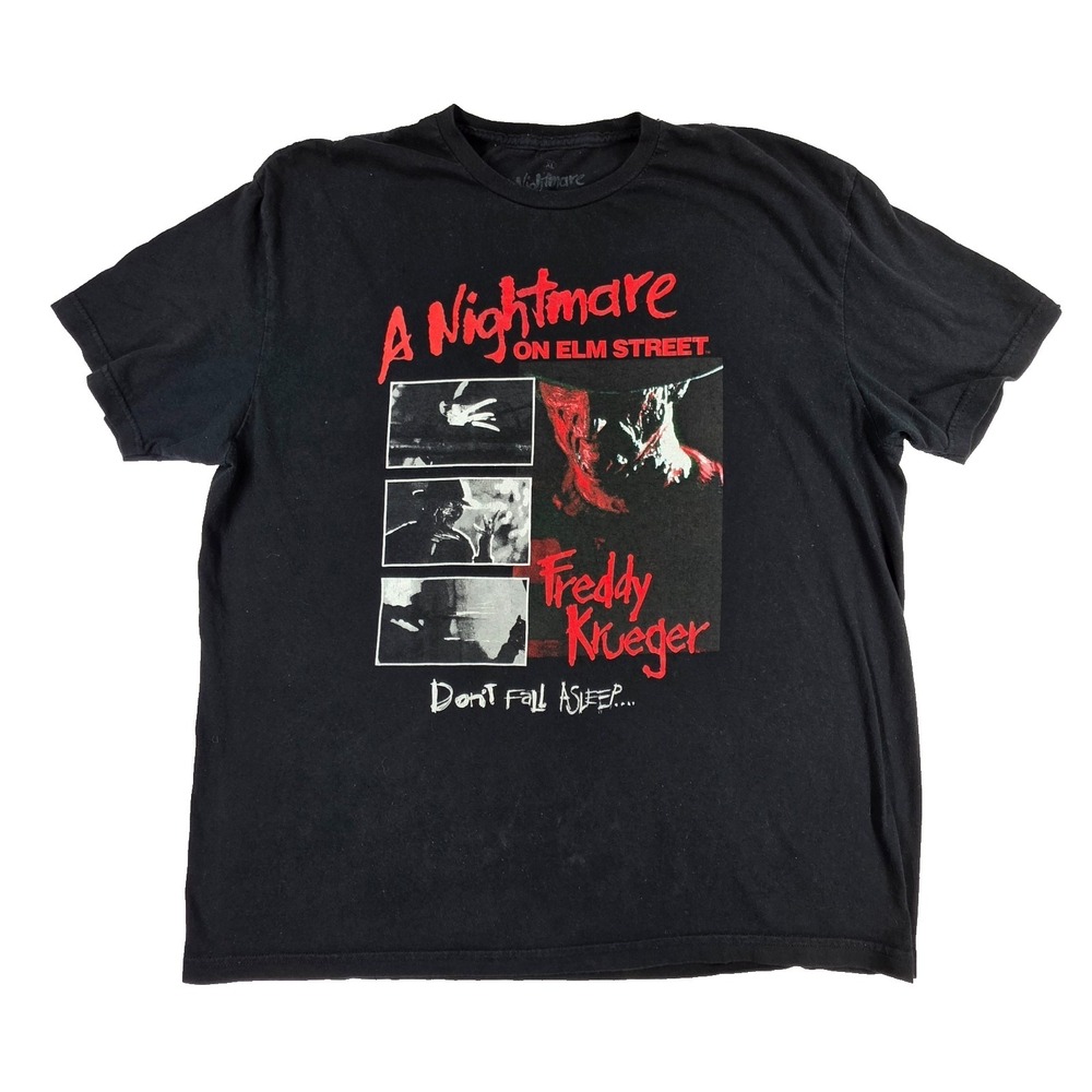 A NIGHTMARE ON ELM STREET SHIRT FREDDY‎ KRUEGER BLACK UNISEX GRAPHIC TSHIRT